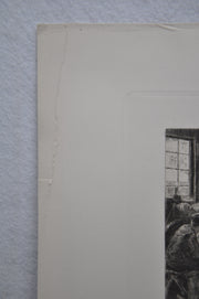 Max Liebermann "Hanfspinnerinnen" 1892 Lithograph Etching Print   - TvMovieCards.com