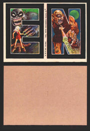 1973-74 Monster Initials Vintage Sticker Trading Cards You Pick Singles #1-#132 E N  - TvMovieCards.com