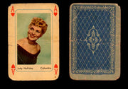 1959 Maple Leaf Hollywood Movie Stars Playing Cards You Pick Singles A - Heart - Judy Holliday  - TvMovieCards.com