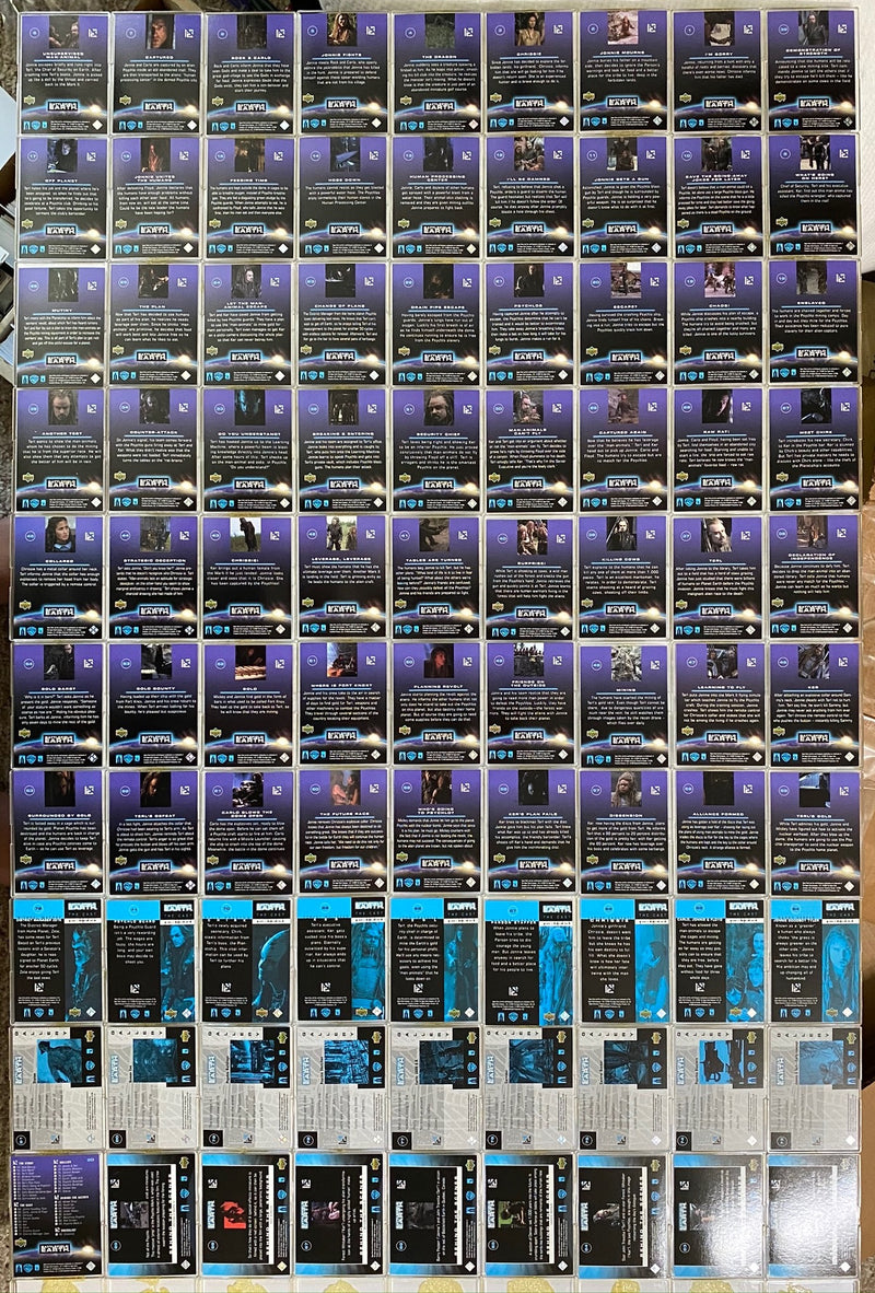 Battlefield Earth Movie Base Card Set 90 Cards Upper Deck 2000   - TvMovieCards.com