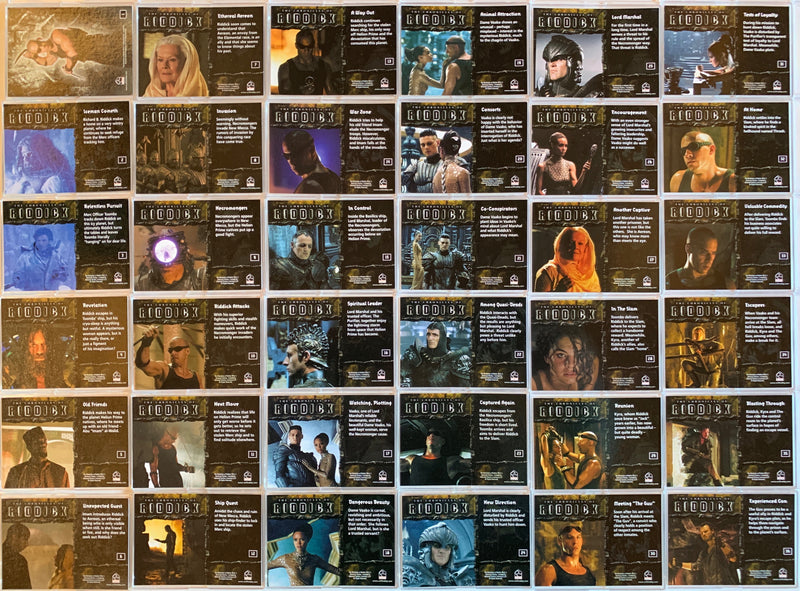 Chronicles of Riddick Movie Base Card Set 72 Cards   - TvMovieCards.com