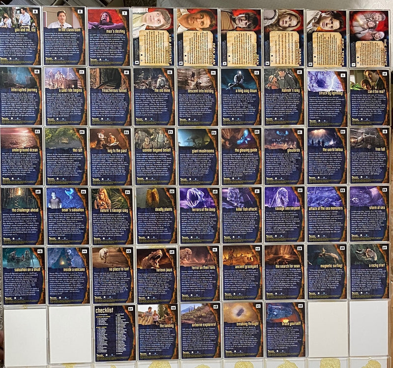 Journey to the Center of the Earth Movie 3D Base Card Set 50 Cards Inkworks 2008   - TvMovieCards.com