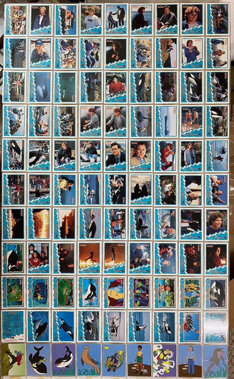 Free Willy 2 Movie Base Card Set 99 Cards Skybox 1995   - TvMovieCards.com