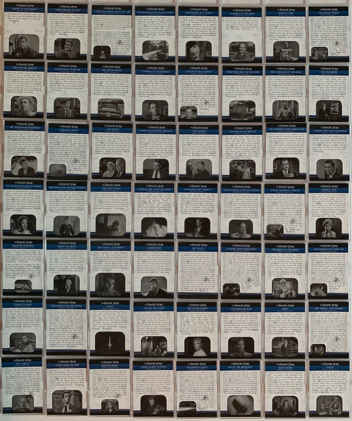 Twilight Zone Rod Serling Edition Base Card Set 156 Cards Rittenhouse 2019   - TvMovieCards.com