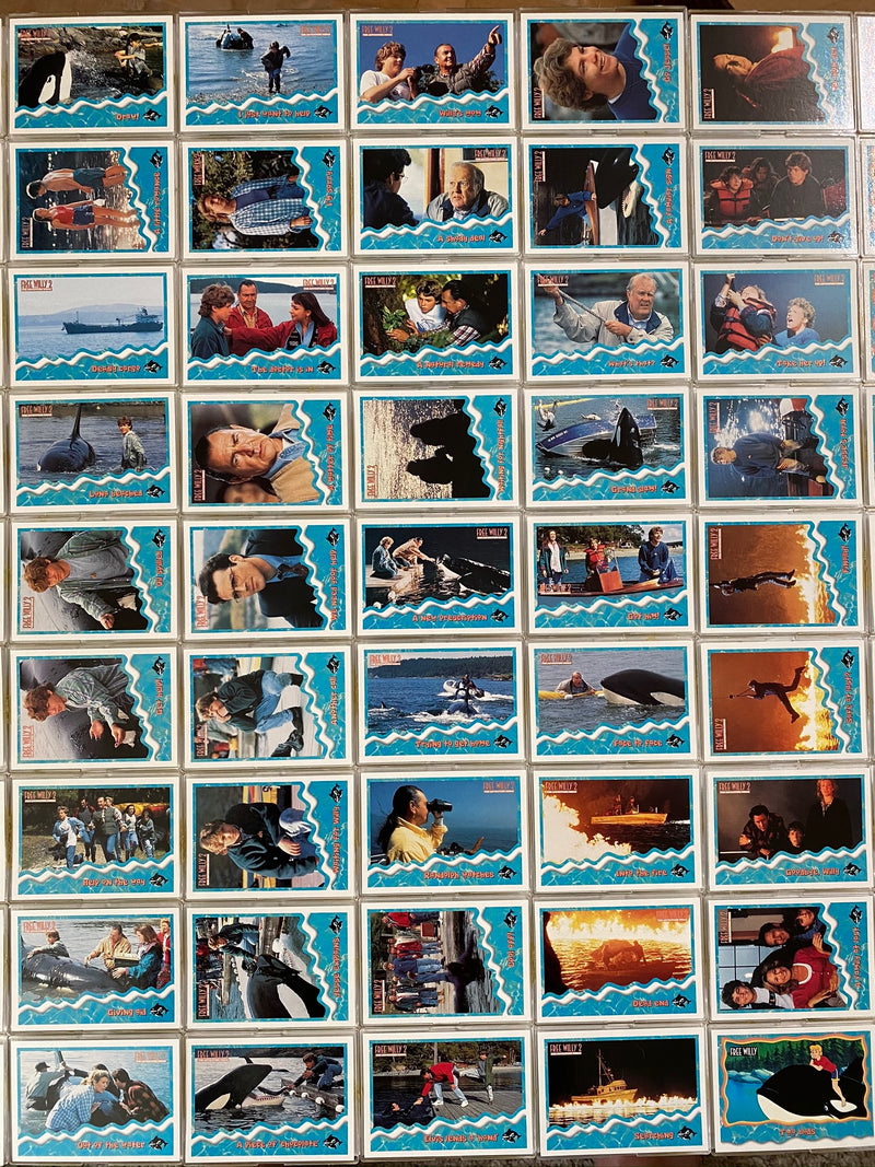 Free Willy 2 Movie Base Card Set 99 Cards Skybox 1995   - TvMovieCards.com