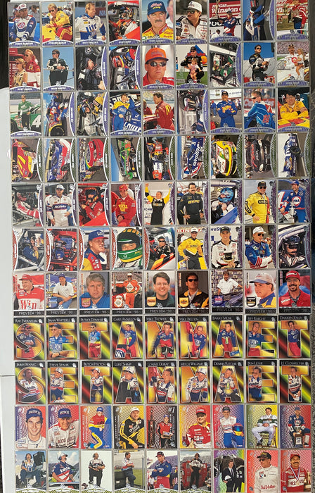 1998 Press Pass Complete Racing 100 Card Set NASCAR - Dale Earnhardt   - TvMovieCards.com