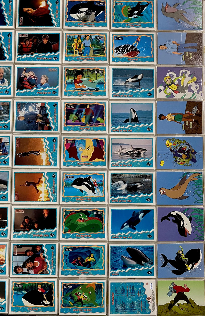 Free Willy 2 Movie Base Card Set 99 Cards Skybox 1995   - TvMovieCards.com
