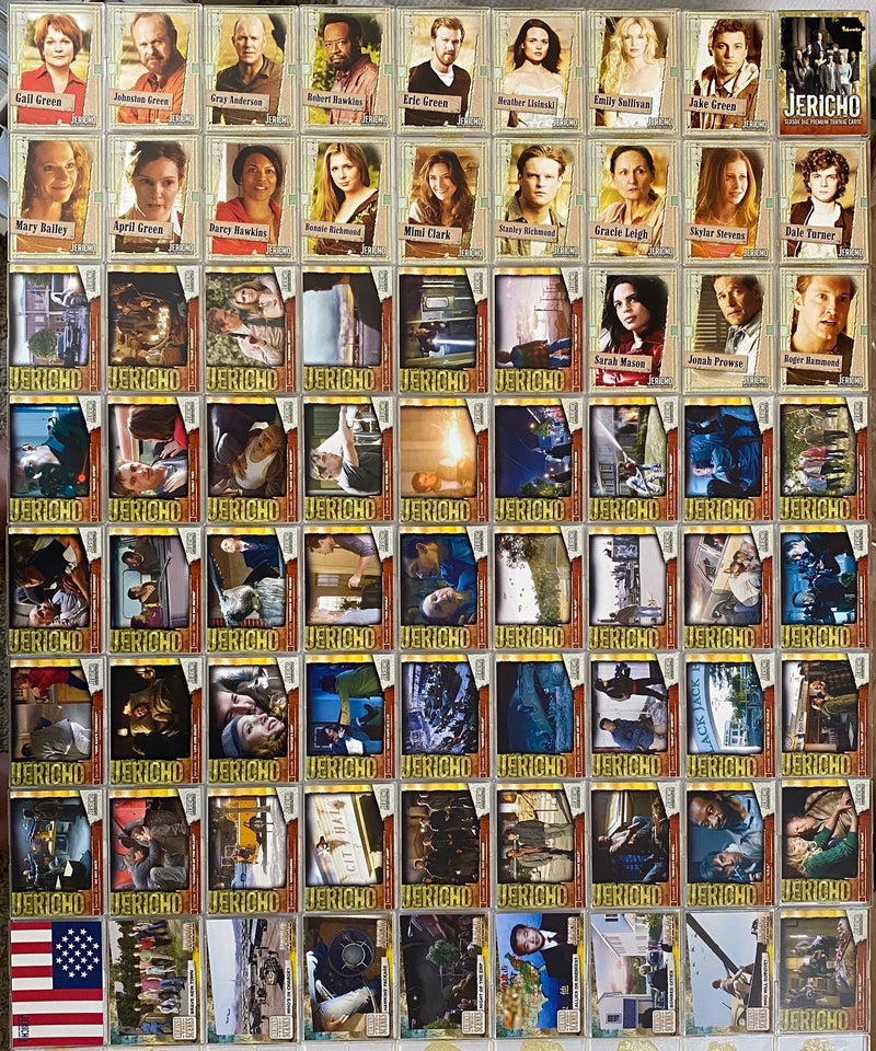 Jericho Season 1 Base Card Set 72 Cards Inkworks 2007   - TvMovieCards.com