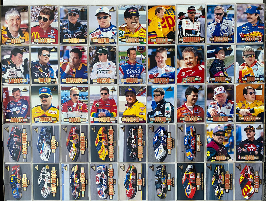 1997 Pinnacle Complete Racing 96 Card Set NASCAR - Dale Earnhardt   - TvMovieCards.com