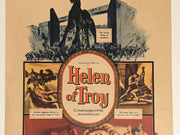 1956 Helen of Troy Original Window Card 14 x 22 Stanley Baker Rossana Podestà   - TvMovieCards.com