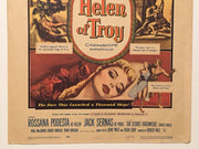 1956 Helen of Troy Original Window Card 14 x 22 Stanley Baker Rossana Podestà   - TvMovieCards.com