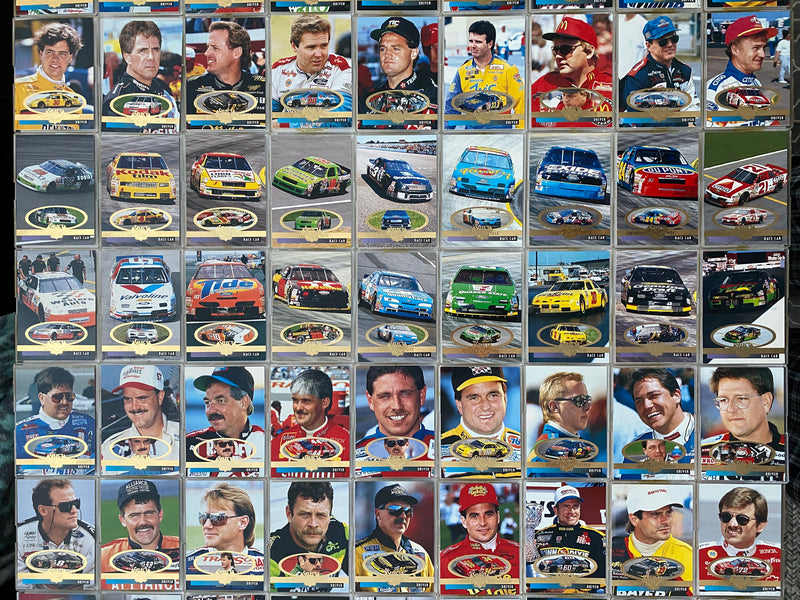 1994-95 Select Premier Edition Complete Racing 150 Card Set NASCAR - Earnhardt   - TvMovieCards.com