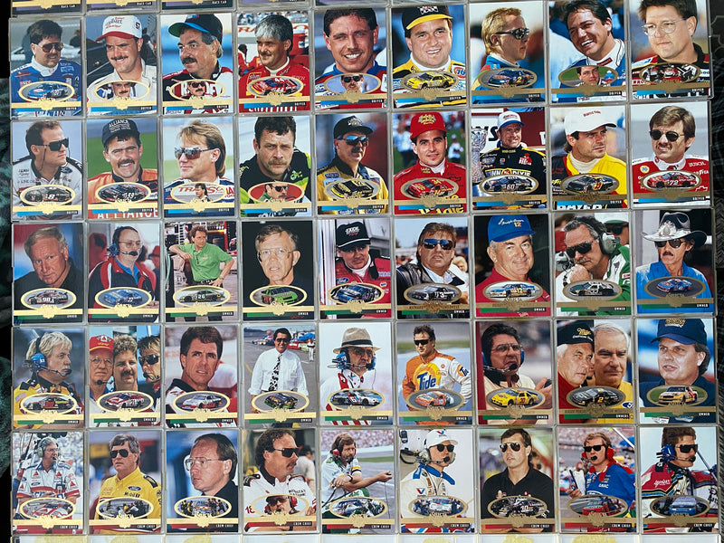 1994-95 Select Premier Edition Complete Racing 150 Card Set NASCAR - Earnhardt   - TvMovieCards.com