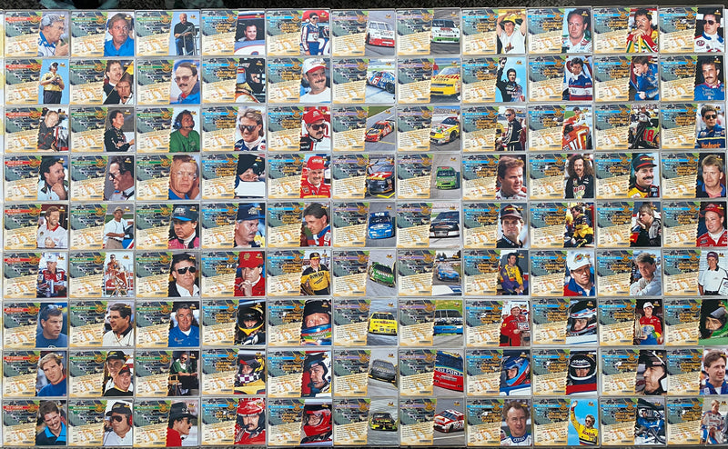 1994-95 Select Premier Edition Complete Racing 150 Card Set NASCAR - Earnhardt   - TvMovieCards.com