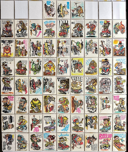 1973 Fabulous Odd Rods Vintage Bubble Gum Trading Card Set of 66 Donruss   - TvMovieCards.com