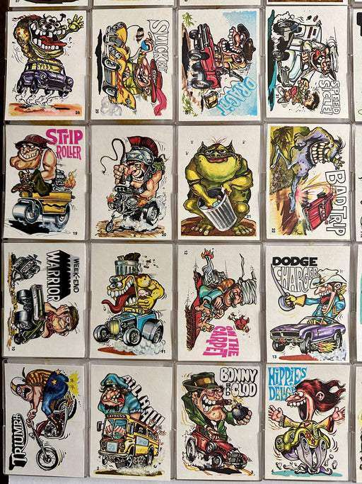 1973 Fabulous Odd Rods Vintage Bubble Gum Trading Card Set of 66 Donruss   - TvMovieCards.com