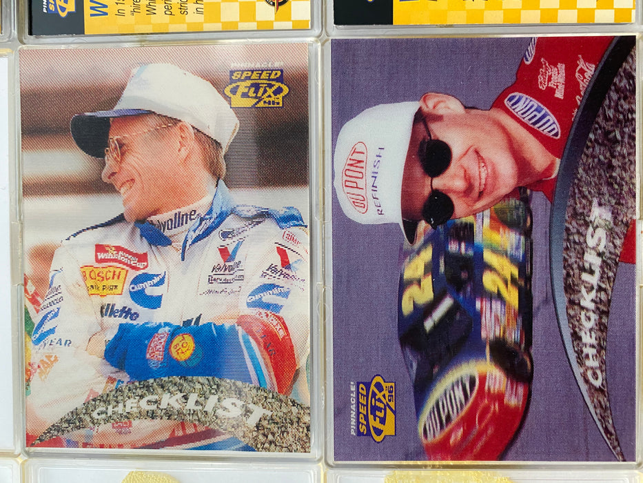 1996 Pinnacle Speed Flix Nascar Racing Complete 87 Card Set NASCAR - Jeff Gordon   - TvMovieCards.com