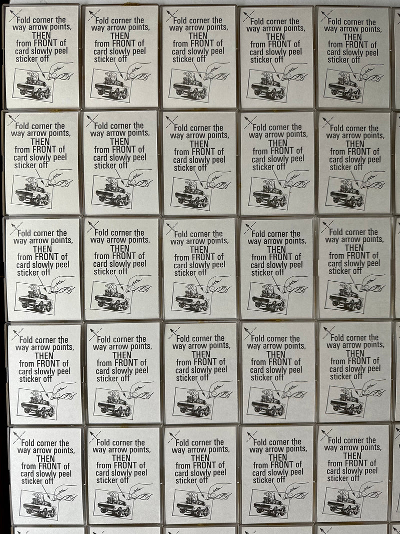 1973 Fabulous Odd Rods Vintage Bubble Gum Trading Card Set of 66 Donruss   - TvMovieCards.com