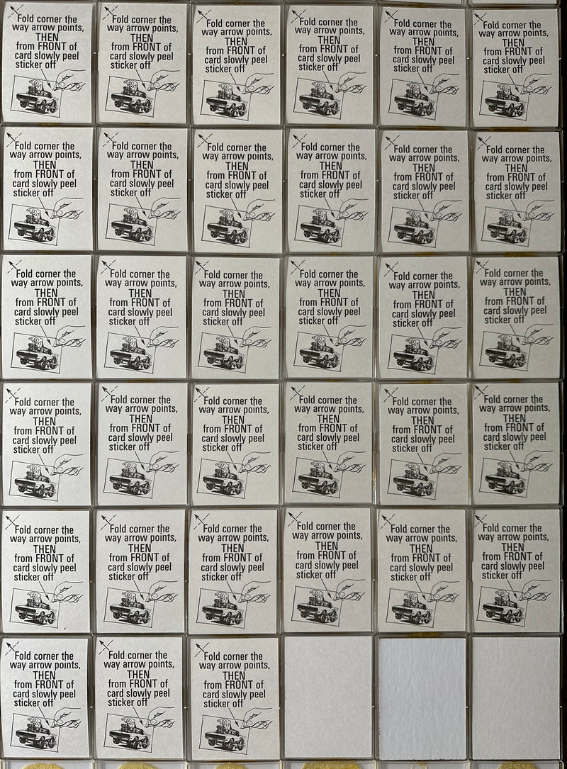 1973 Fabulous Odd Rods Vintage Bubble Gum Trading Card Set of 66 Donruss   - TvMovieCards.com