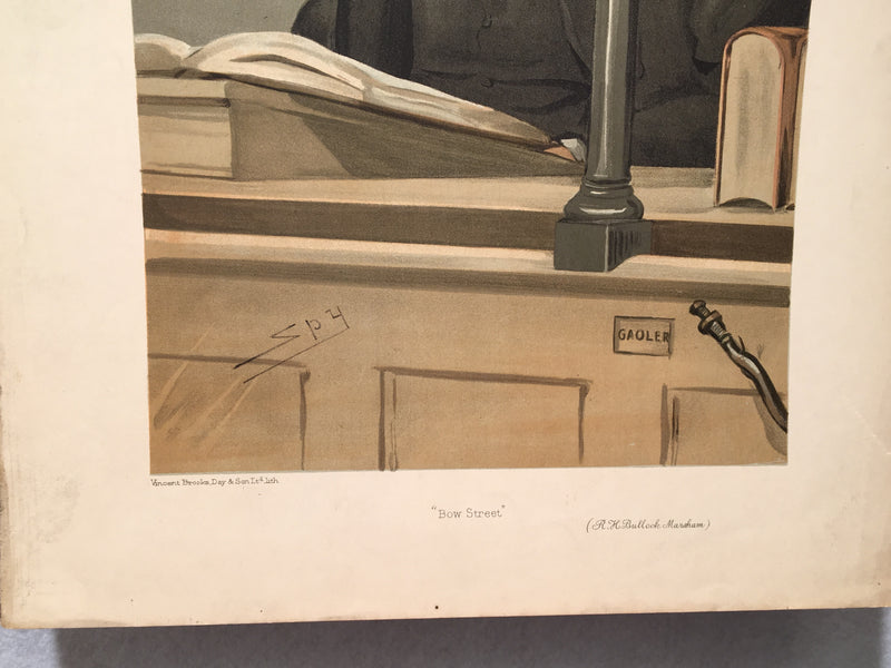 Vanity Fair Supplement Cartoon "Bow Street" (R.H. Bullock Marsham) Spy 1905   - TvMovieCards.com