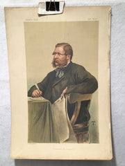 Vanity Fair "William Henry Waddington" France at the Congress Sept 28 1878   - TvMovieCards.com