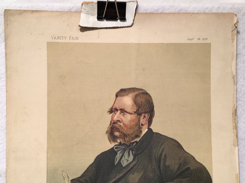 Vanity Fair "William Henry Waddington" France at the Congress Sept 28 1878   - TvMovieCards.com