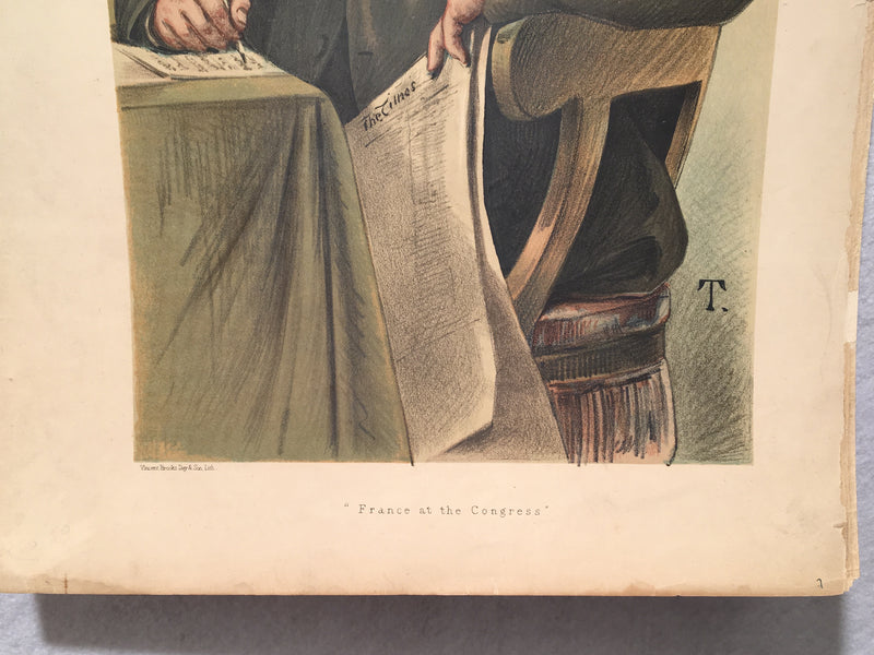 Vanity Fair "William Henry Waddington" France at the Congress Sept 28 1878   - TvMovieCards.com