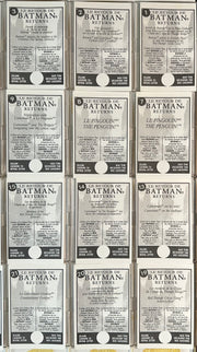 1992 Batman Returns Movie Zellers Dept Store 24 Card Trading Card Set Canada   - TvMovieCards.com