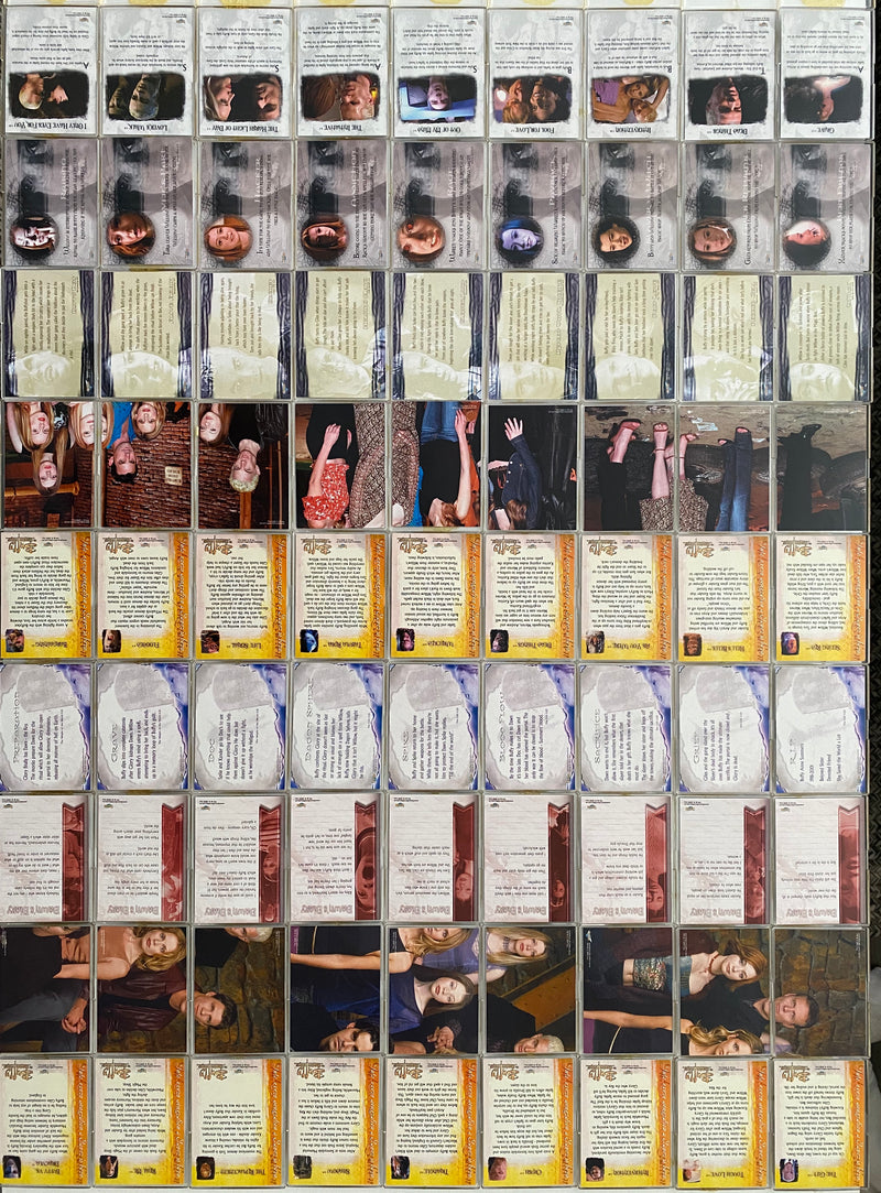 Buffy The Vampire Slayer The Story So Far Base Card Set 81 Cards Ikon Australia   - TvMovieCards.com