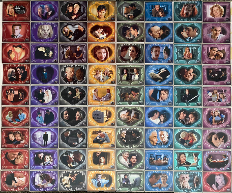 Buffy The Vampire Slayer Connections Base Card Set 72 Cards Inkworks 2003   - TvMovieCards.com