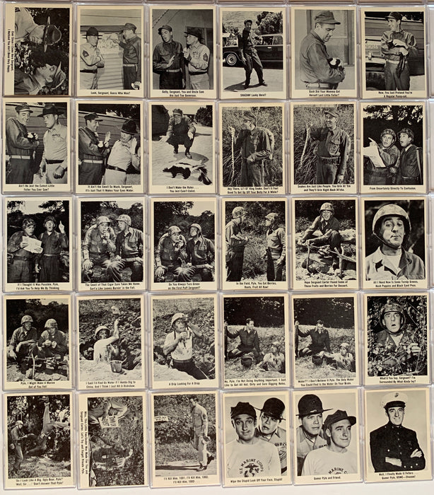 Gomer Pyle TV Show 1965 Fleer Vintage Card Set 66 Cards   - TvMovieCards.com