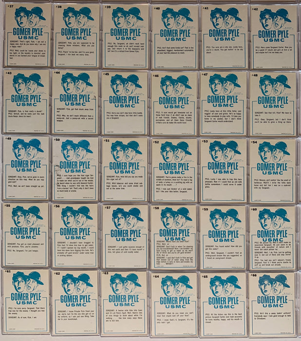 Gomer Pyle TV Show 1965 Fleer Vintage Card Set 66 Cards   - TvMovieCards.com