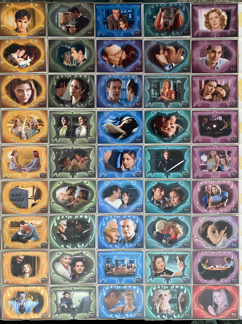 Buffy The Vampire Slayer Connections Base Card Set 72 Cards Inkworks 2003   - TvMovieCards.com