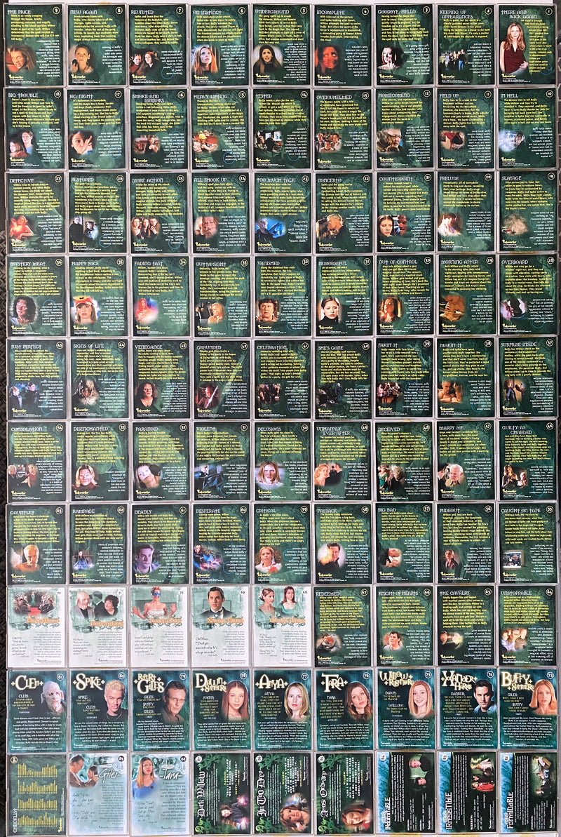 Buffy The Vampire Slayer Season Six 6 Base Card Set 90 Cards Inkworks 2002   - TvMovieCards.com