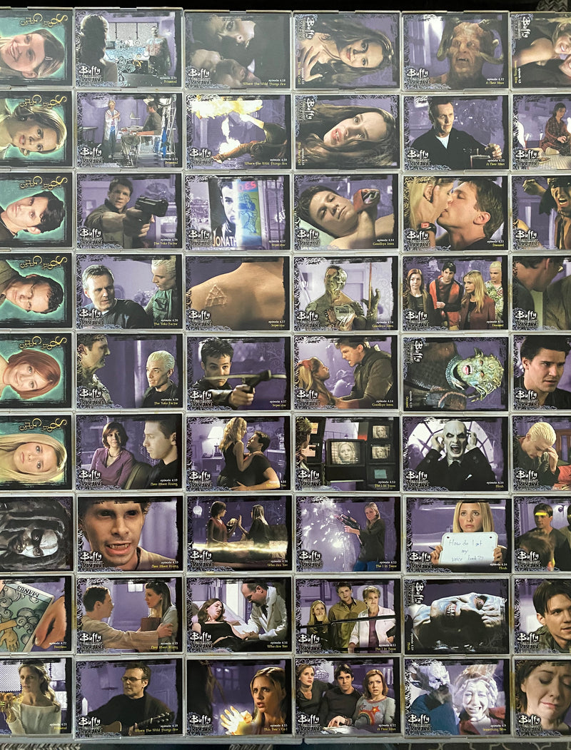 Buffy The Vampire Slayer Season Four 4 Base Card Set 90 Cards Inkworks 2000   - TvMovieCards.com