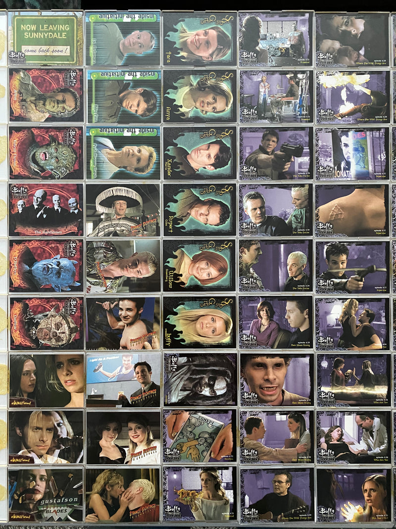 Buffy The Vampire Slayer Season Four 4 Base Card Set 90 Cards Inkworks 2000   - TvMovieCards.com