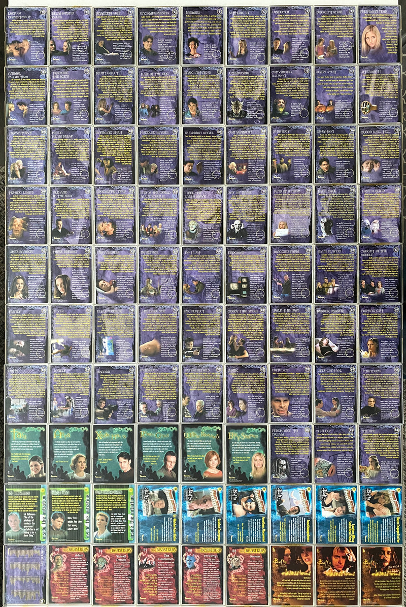 Buffy The Vampire Slayer Season Four 4 Base Card Set 90 Cards Inkworks 2000   - TvMovieCards.com
