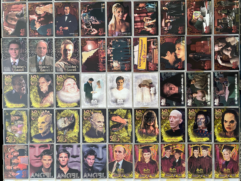 Buffy The Vampire Slayer Season Three 3 Base Card Set 90 Cards Inkworks 1999   - TvMovieCards.com