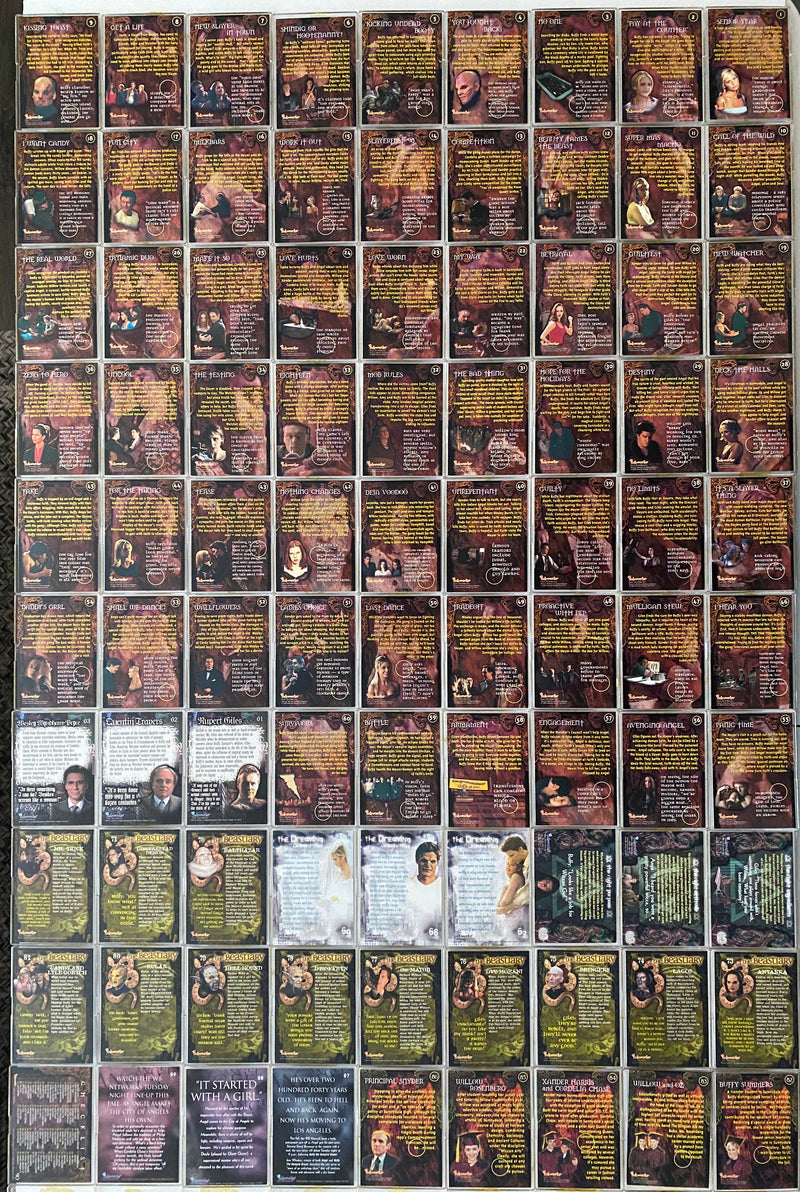 Buffy The Vampire Slayer Season Three 3 Base Card Set 90 Cards Inkworks 1999   - TvMovieCards.com