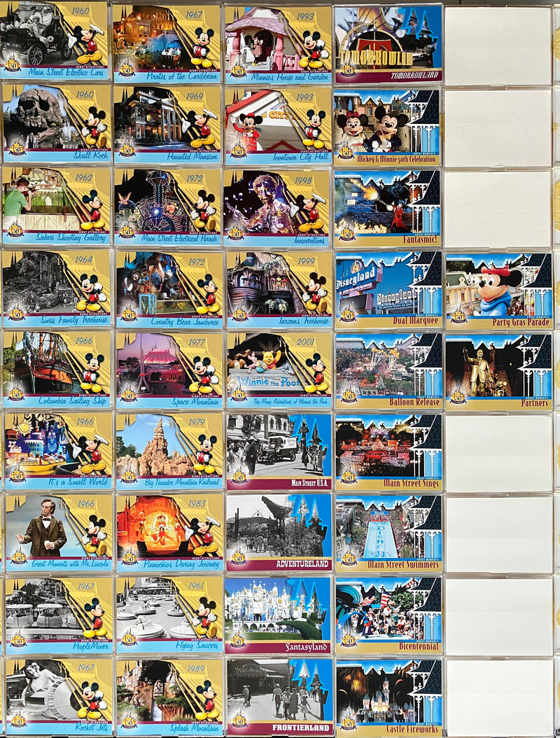 2005 Disneyland 50th Anniversary Common Base Trading Card Set of 65 Cards   - TvMovieCards.com