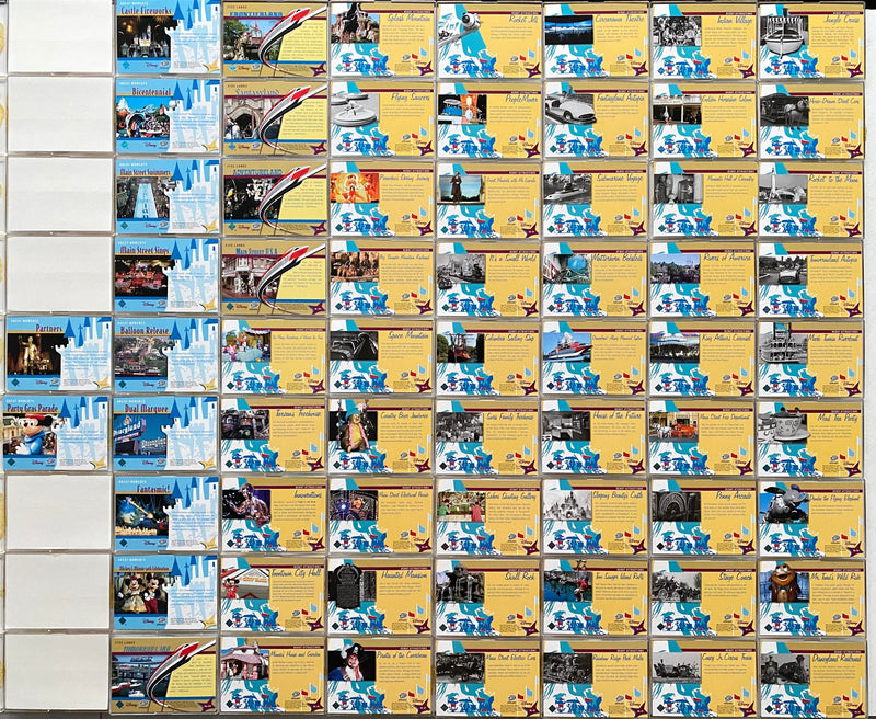 2005 Disneyland 50th Anniversary Common Base Trading Card Set of 65 Cards   - TvMovieCards.com