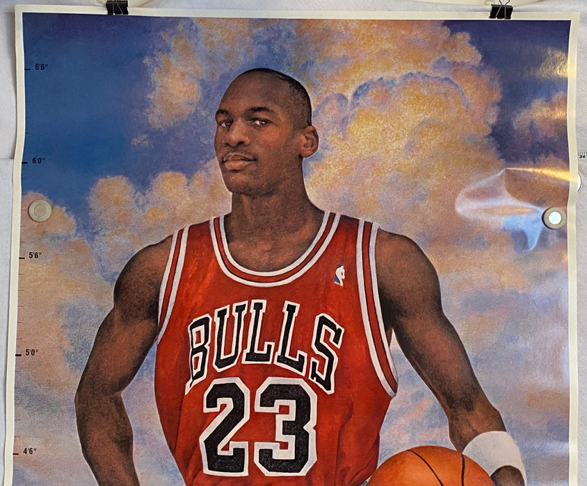 Michael Jordan Life size Growth Chart Poster Chicago Bulls 76 x 35 Chevrolet   - TvMovieCards.com