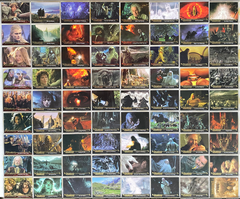 2002 Lord of the Rings Fellowship Update Trading Card Set 72 Cards Topps #91-162   - TvMovieCards.com