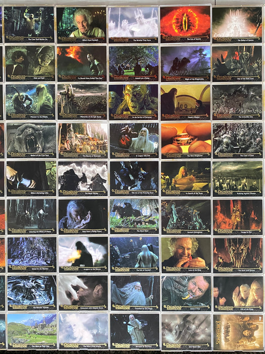 2002 Lord of the Rings Fellowship Update Trading Card Set 72 Cards Topps #91-162   - TvMovieCards.com