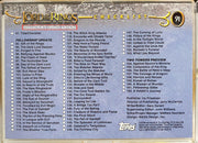 2002 Lord of the Rings Fellowship Update Trading Card Set 72 Cards Topps #91-162   - TvMovieCards.com