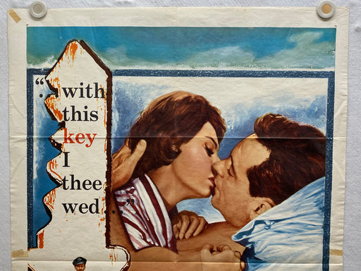 1958 The Key 1SH Movie Poster 27 x 41 William Holden Sophia Loren Trevor Howard   - TvMovieCards.com