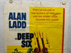 1958 The Deep Six Original 1SH Movie Poster 27 x 41 Alan Ladd, Dianne Foster   - TvMovieCards.com