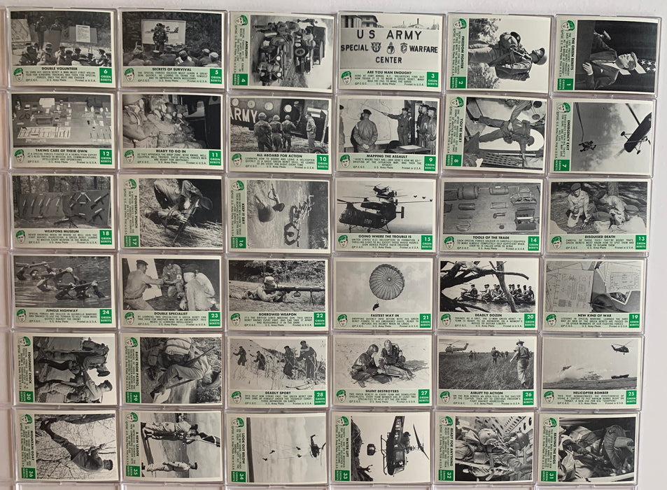 Green Berets (Men of The) Vintage Card Set 66 Cards Philadelphia Gum 1966   - TvMovieCards.com