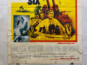 1958 The Deep Six Original 1SH Movie Poster 27 x 41 Alan Ladd, Dianne Foster   - TvMovieCards.com