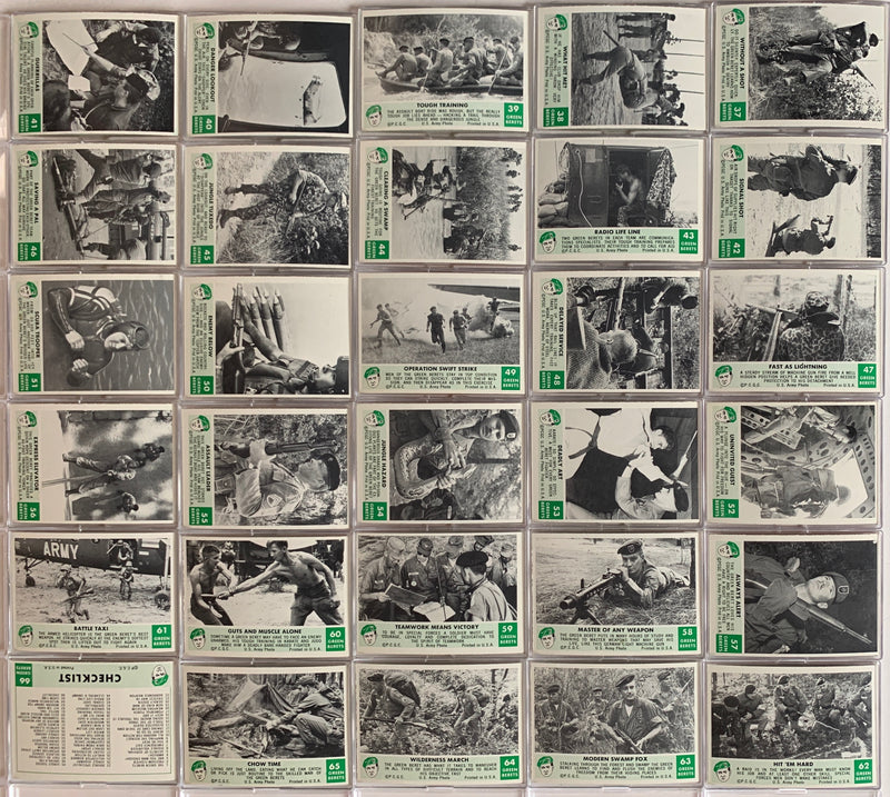 Green Berets (Men of The) Vintage Card Set 66 Cards Philadelphia Gum 1966   - TvMovieCards.com